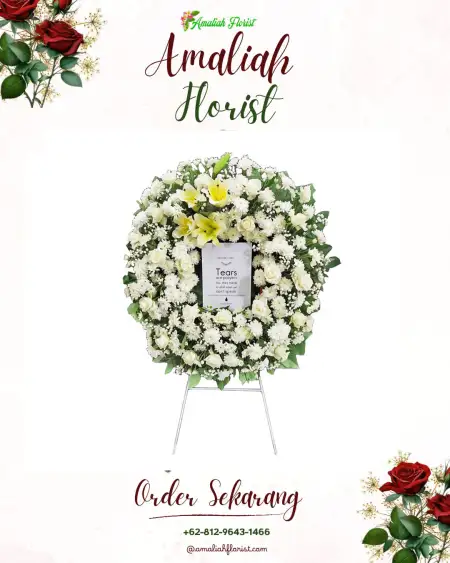 Krans Bunga Duka Cemara Kulon